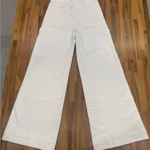 Driftwood Women Martha White Denim Wide Leg Jeans - Picture 5 of 5